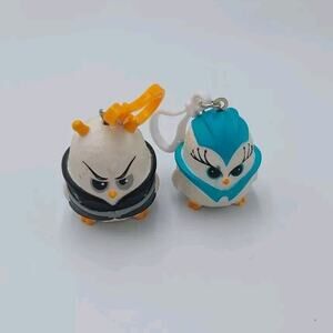 Coop Squad 2 Backpack Hangers Lot‎ Key Chains 1.75" Keychains Clip On